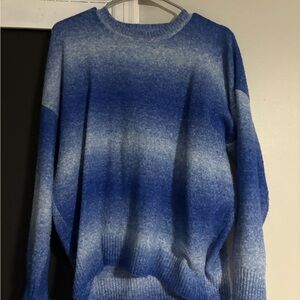 Old Navy Women’s Blue Ombre Crewneck Sweate